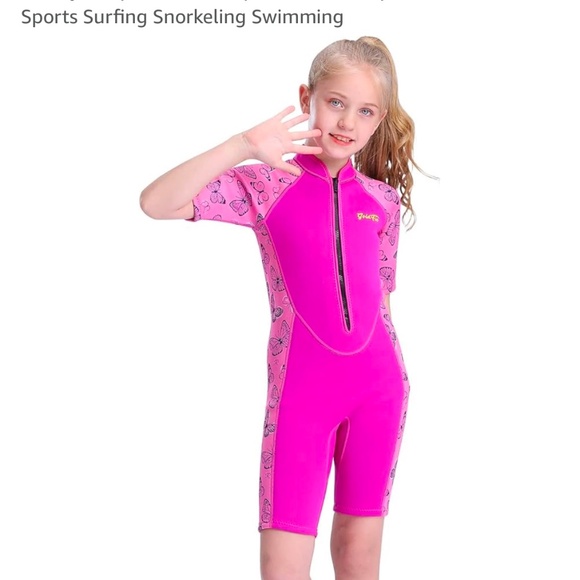 Goldfin Kids Wetsuit Shorty Neoprene Front Zip W